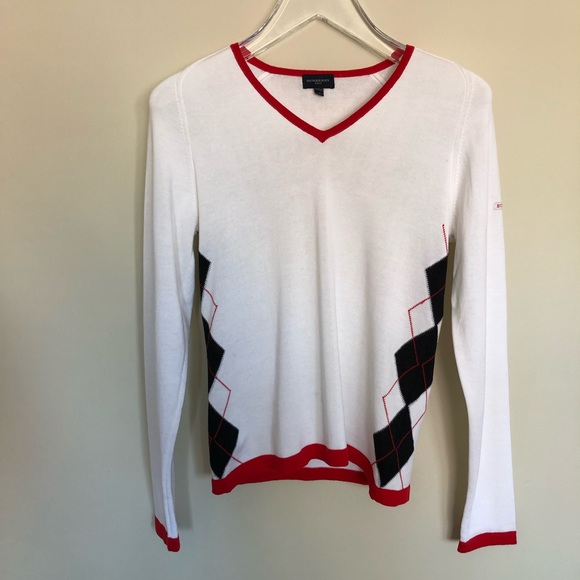 burberry golf sweater
